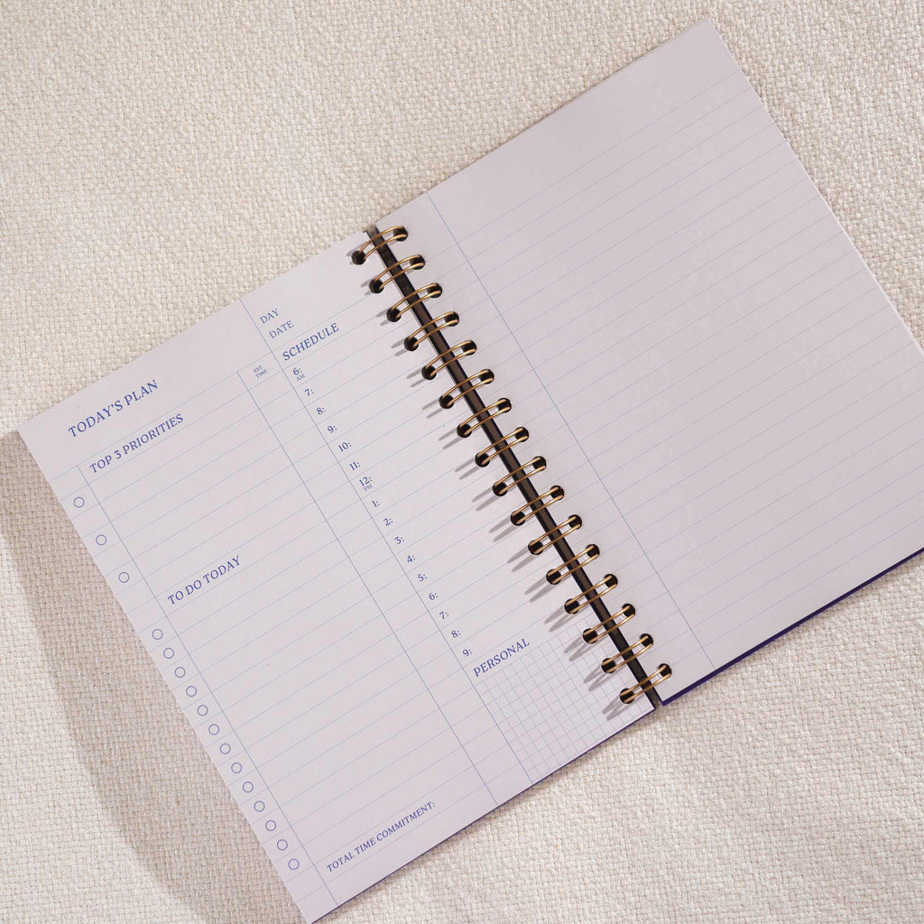 Good Tuesday - Daily Productivity Planner | Undated | Hardback | Purple