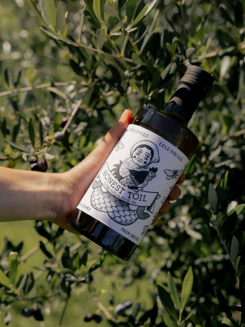 Honest Toil UK - 500ml bottle extra virgin olive oil (EVOO)