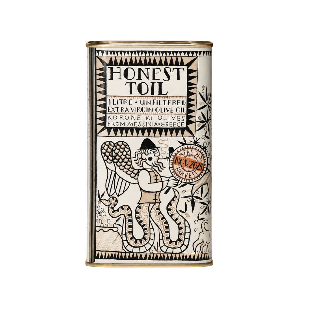 Honest Toil UK - 1LTR can extra virgin olive oil (EVOO)