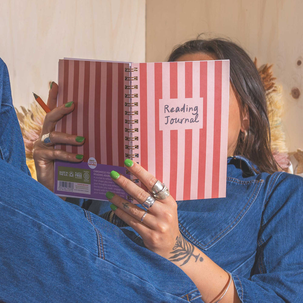 Good Tuesday - Reading Journal A5 | Deckchair Stripe | Hardcover