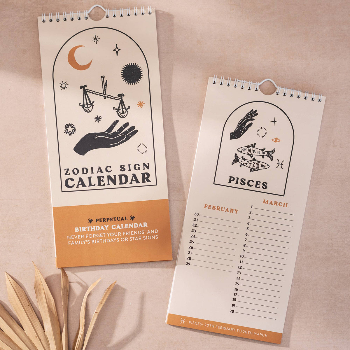 Good Tuesday - Undated Birthday Calendar | Zodiac Sign