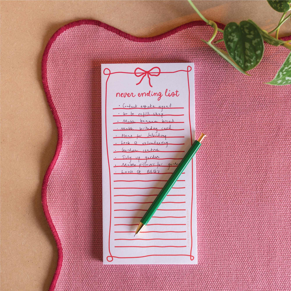 Good Tuesday - To Do List Pad | Never Ending