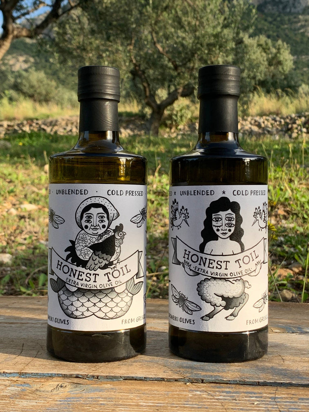 Honest Toil UK - 500ml bottle extra virgin olive oil (EVOO)
