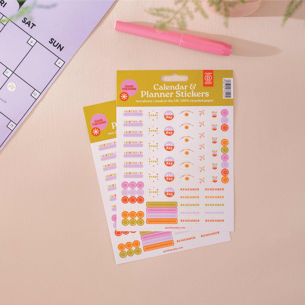 Good Tuesday - Planner & Calendar Stickers | Recycled Paper Stickers