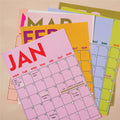 Good Tuesday - Monthly Undated A3 Wall Planner | 12 Pages | Colourburst