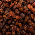 Macro Close up of dried Sultanas