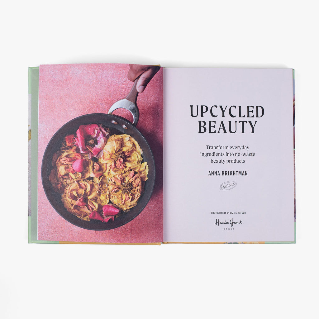 Upcycled Beauty Book open