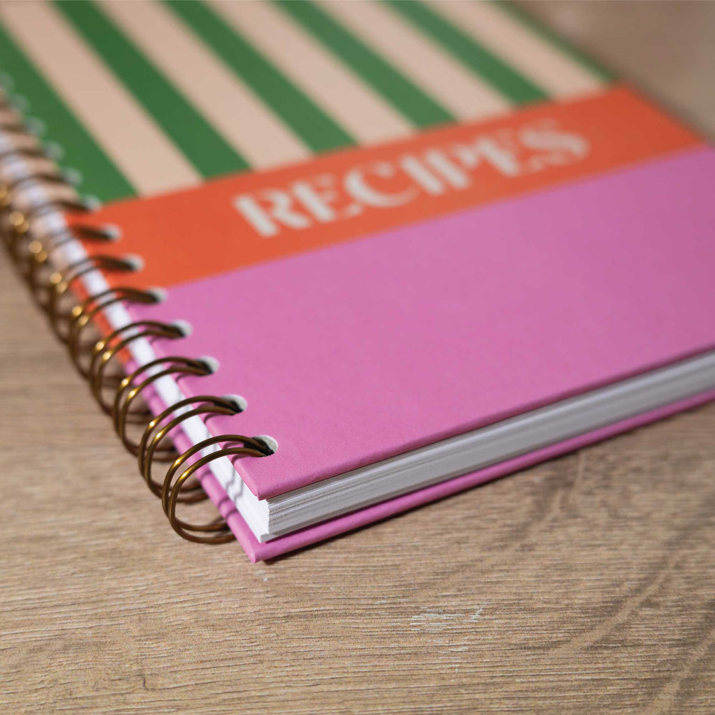 Good Tuesday - Recipe Book Journal A5 | Cabana Stripe | Hardcover