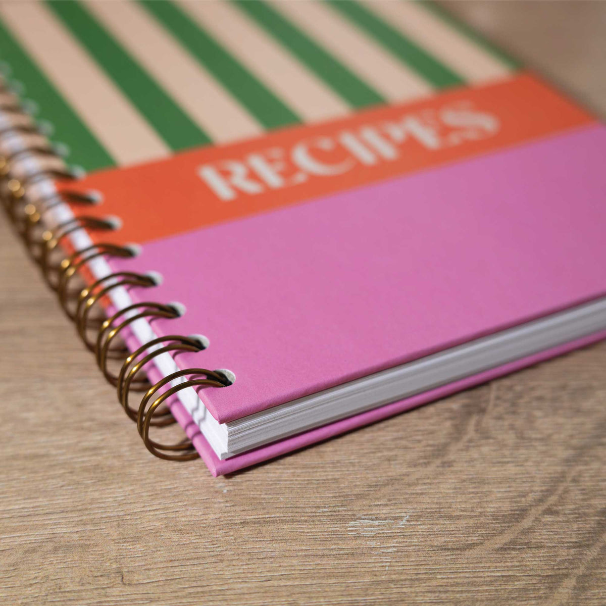 Good Tuesday - Recipe Book Journal A5 | Cabana Stripe | Hardcover