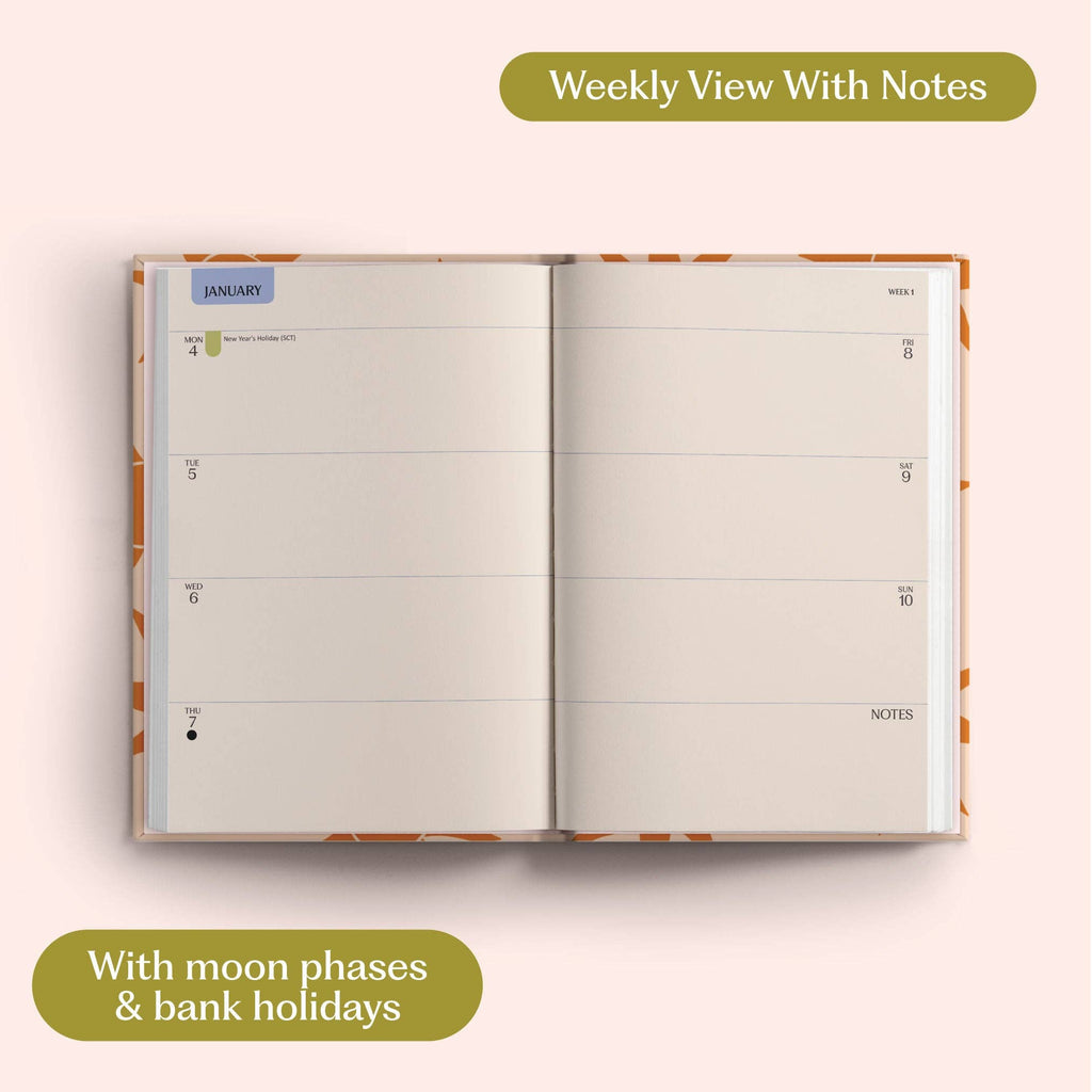 Good Tuesday - 2027 Diary | A5 Hardcover Week to View | Sunbeam