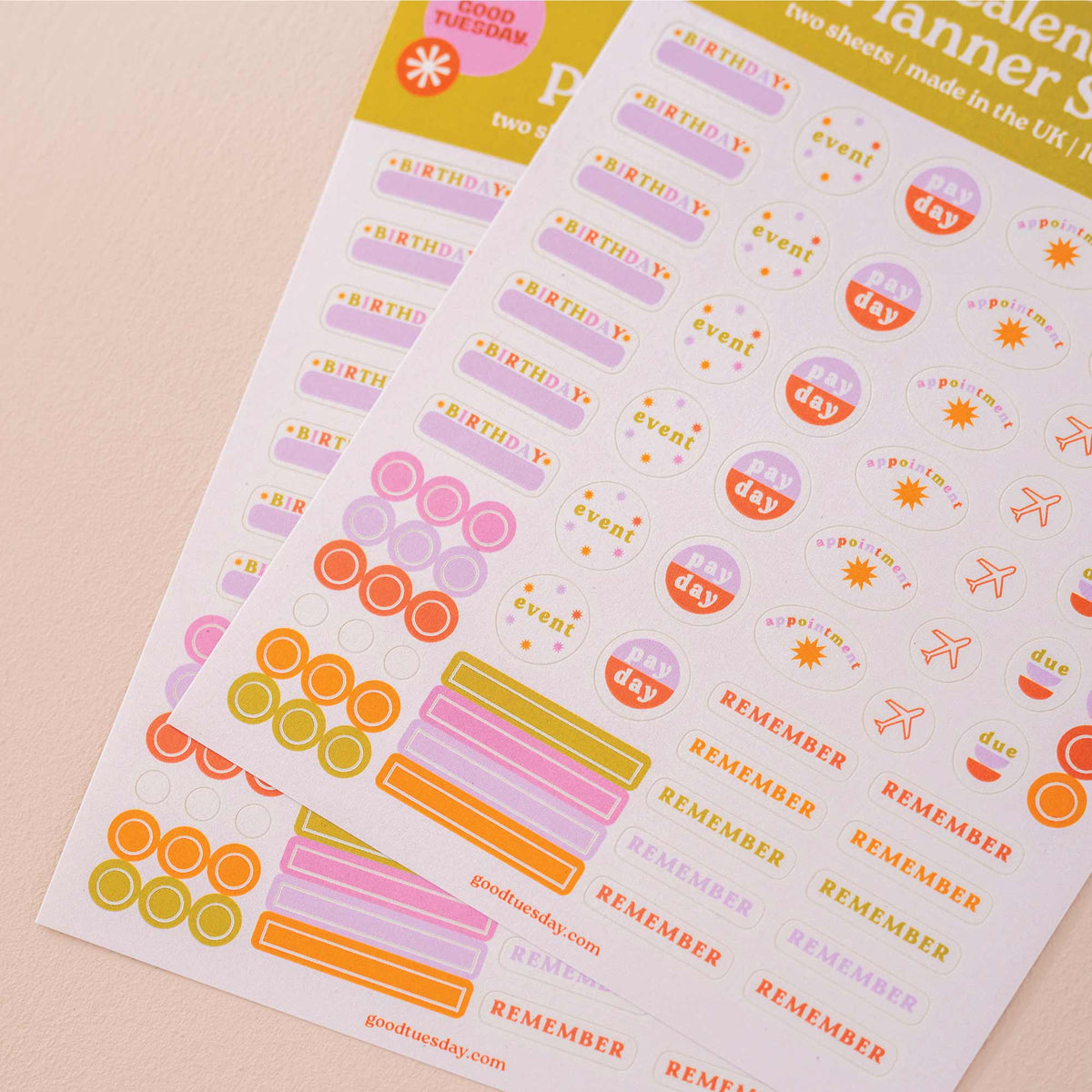 Good Tuesday - Planner & Calendar Stickers | Recycled Paper Stickers