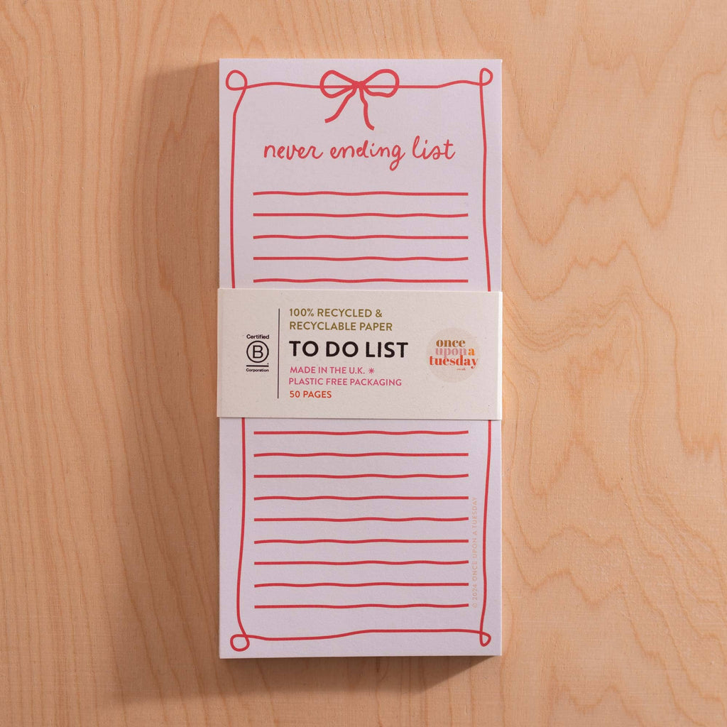 Good Tuesday - To Do List Pad | Never Ending