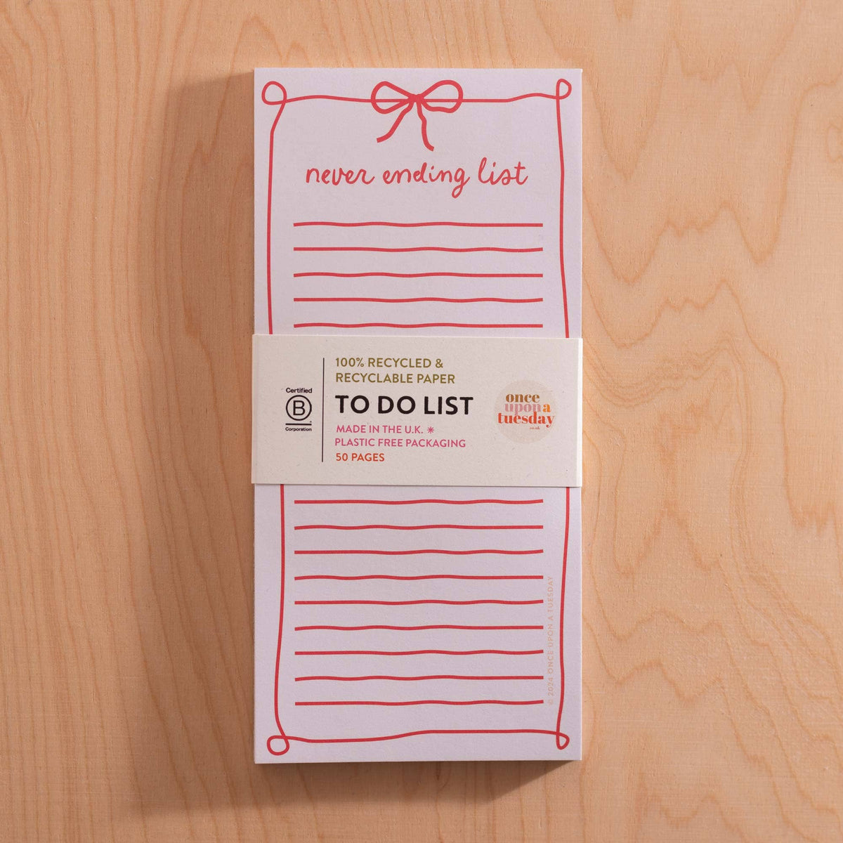 Good Tuesday - To Do List Pad | Never Ending