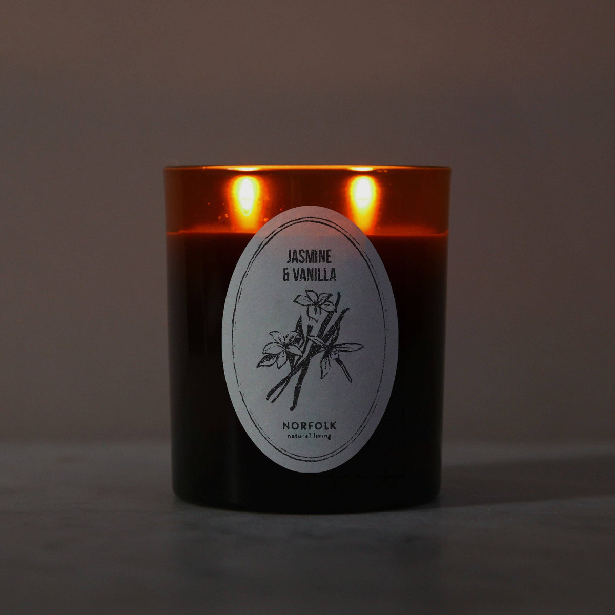Norfolk Natural Living - Candle - Jasmine & Vanilla 8oz