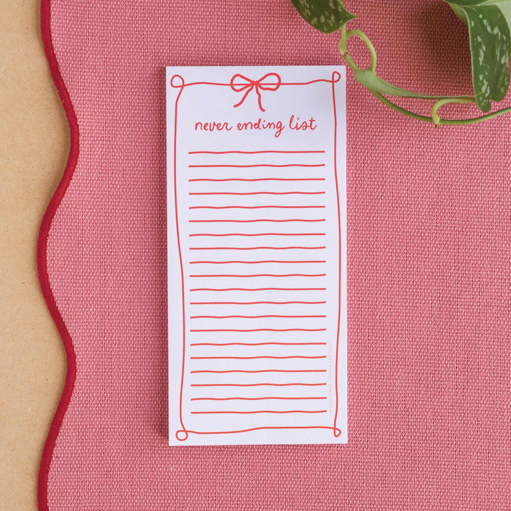 Good Tuesday - To Do List Pad | Never Ending