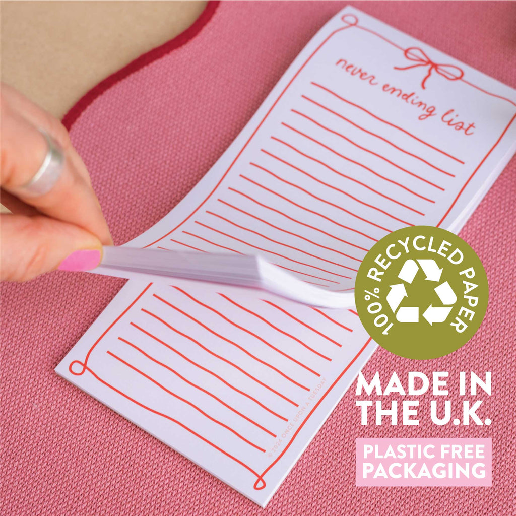 Good Tuesday - To Do List Pad | Never Ending