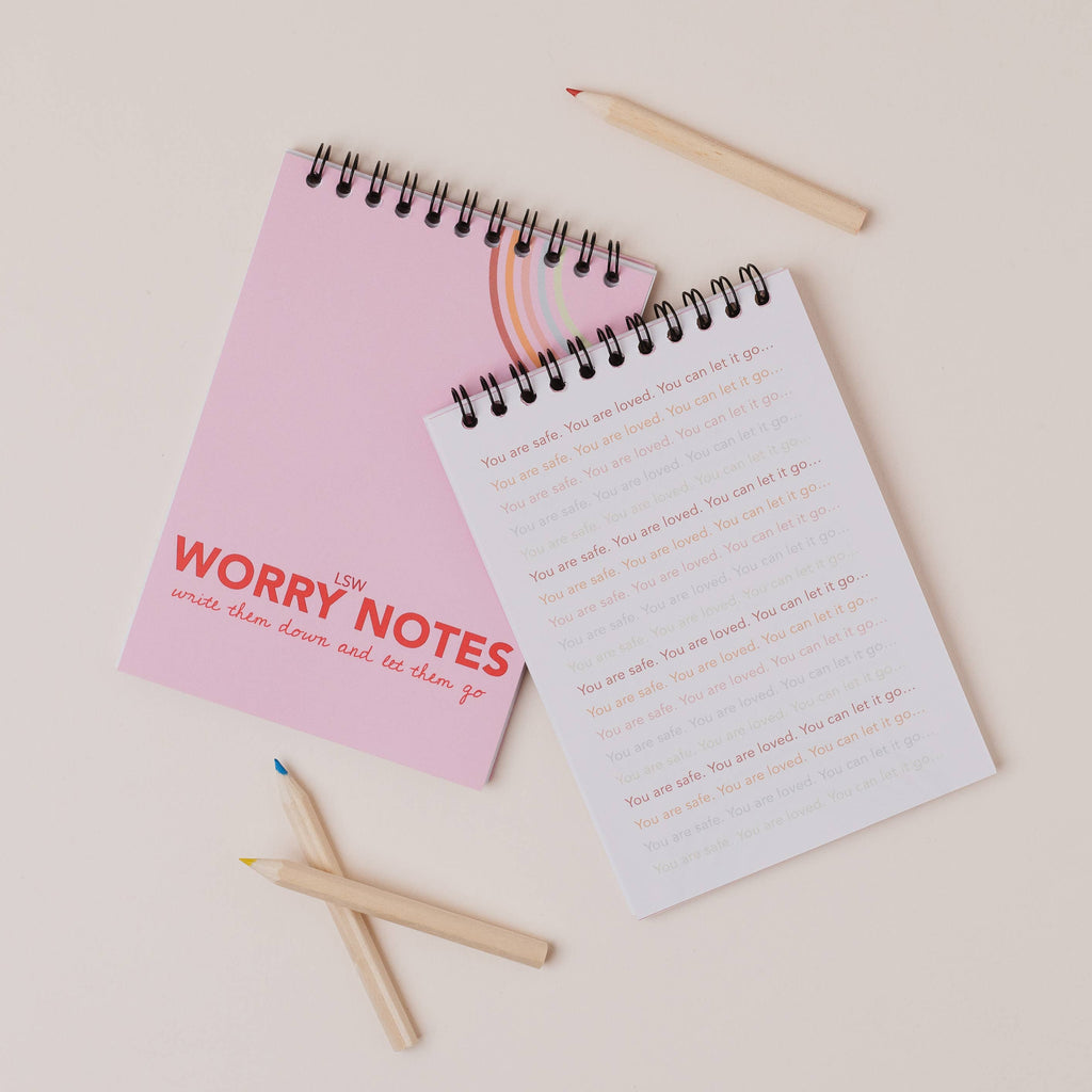 Worry Notes: Notebook for kids' worries, thoughts & feelings