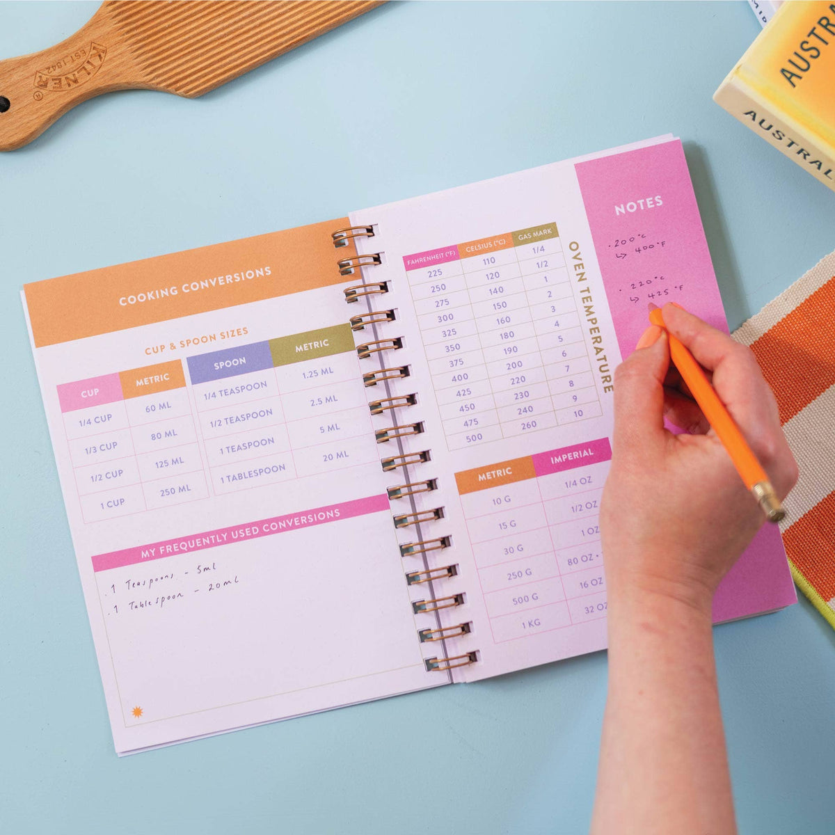 Good Tuesday - Recipe Book Journal A5 | Cabana Stripe | Hardcover