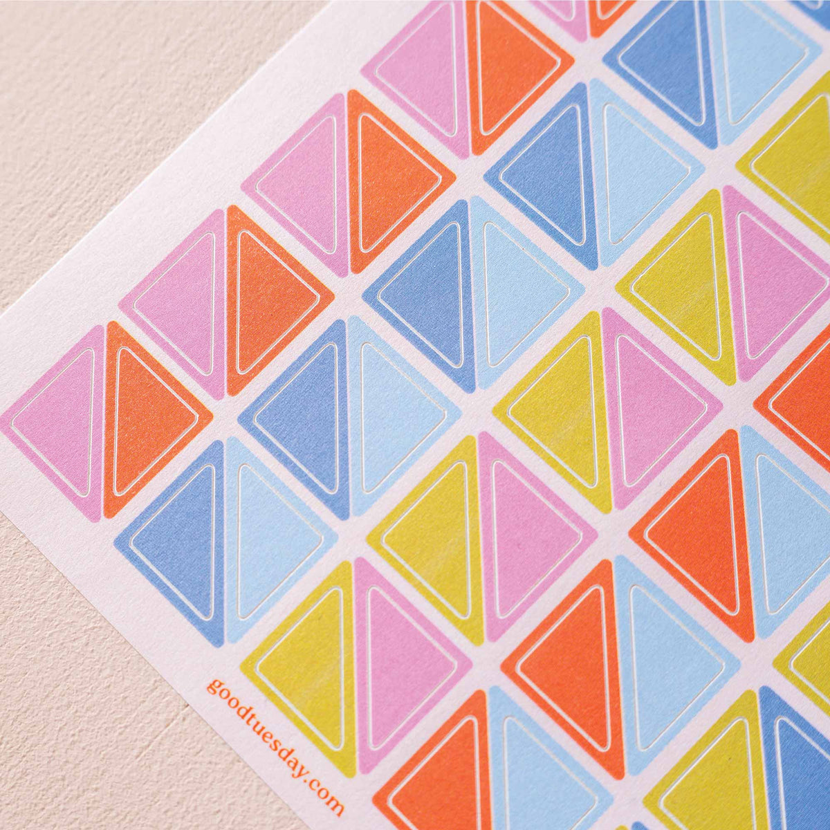Good Tuesday - Corner & Dot Planner Stickers | Recycled Paper Stickers