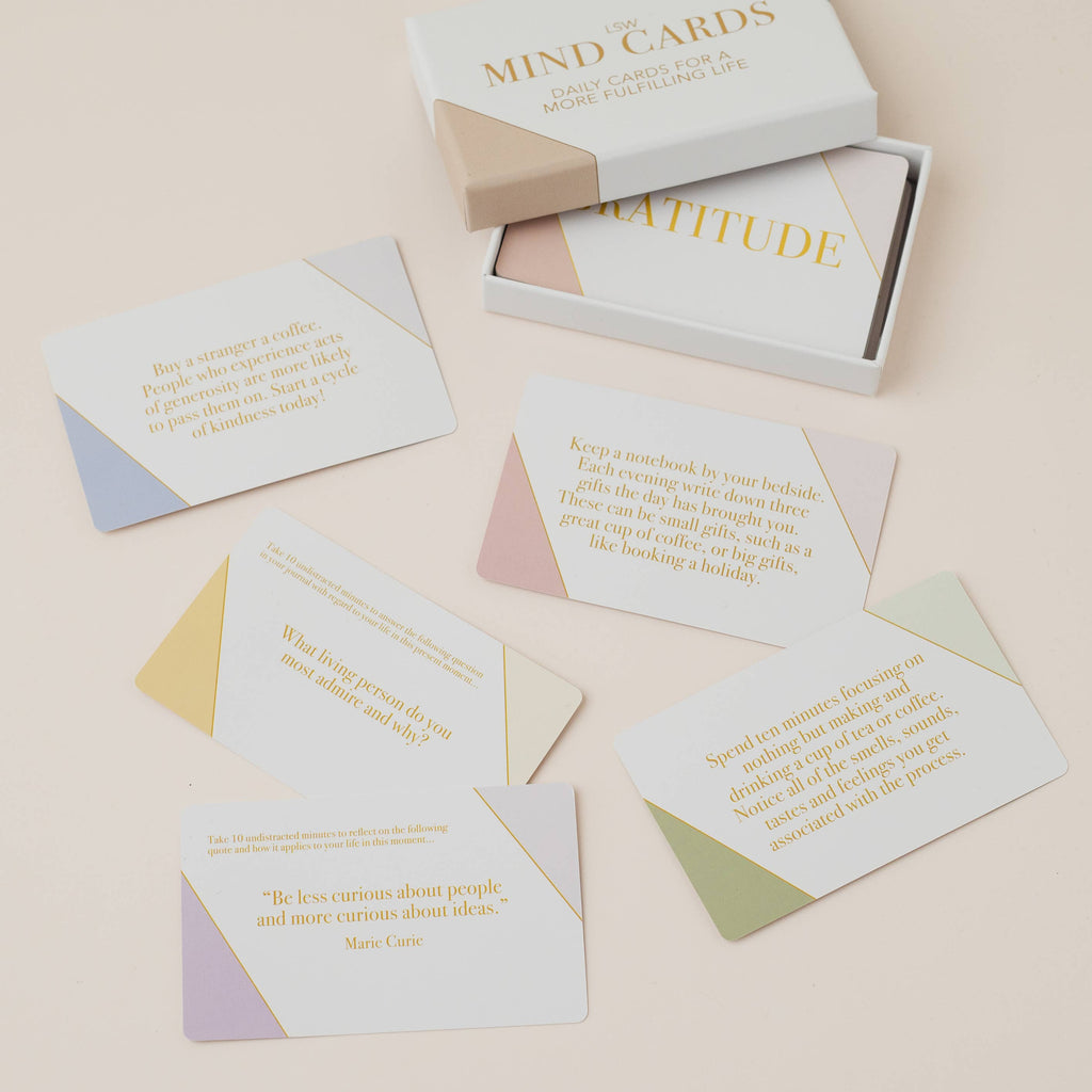 LSW Mind Cards: Daily Mindfulness and Self Care Prompts